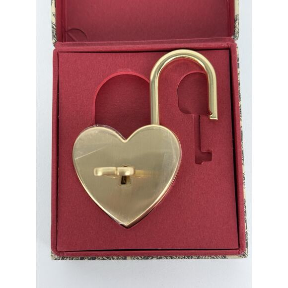 Christian Dior Padlock Charm Keychain 2023 Key and Lock Heart - Picture 4 of 7